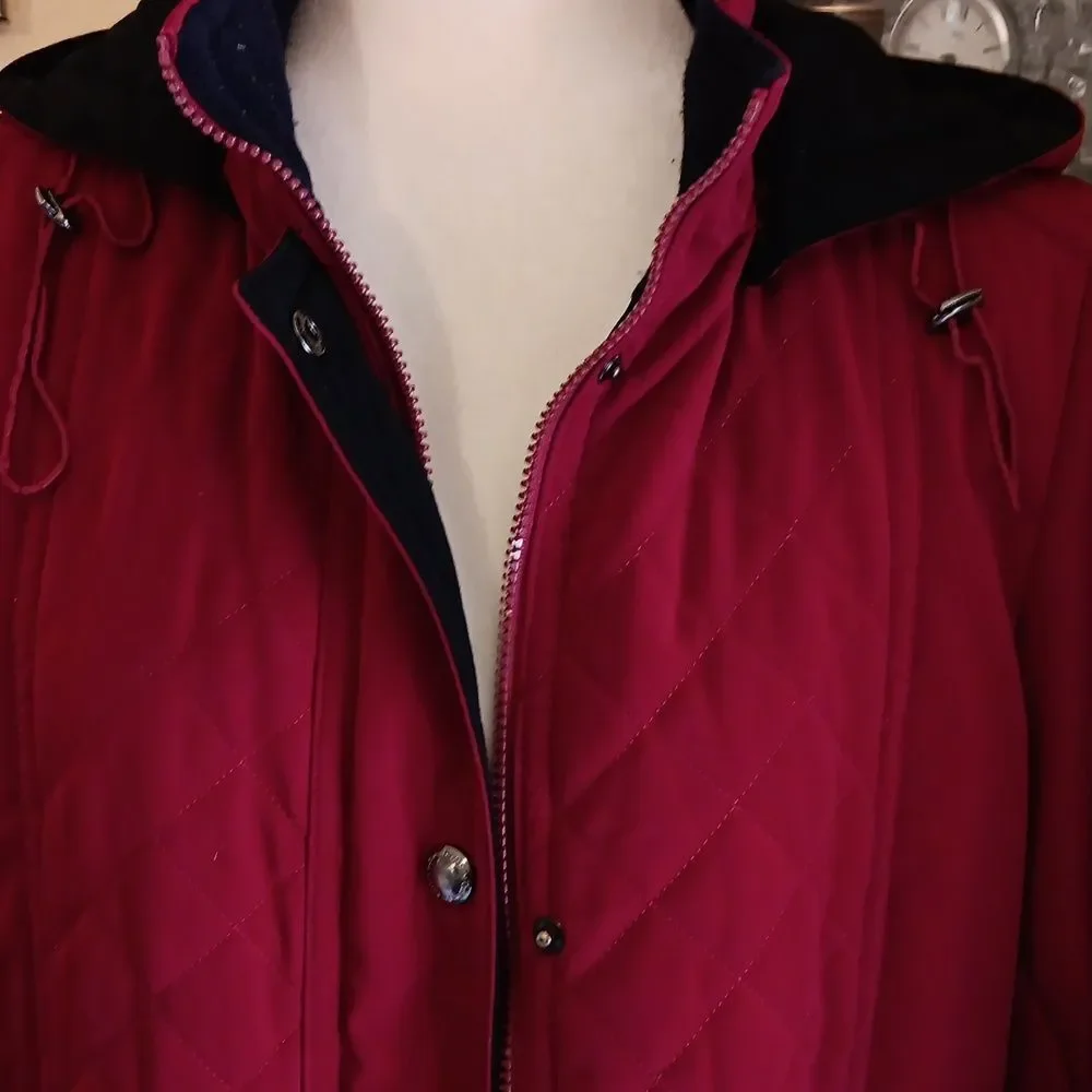 Liz Claibirne Outerwear Red Jacket